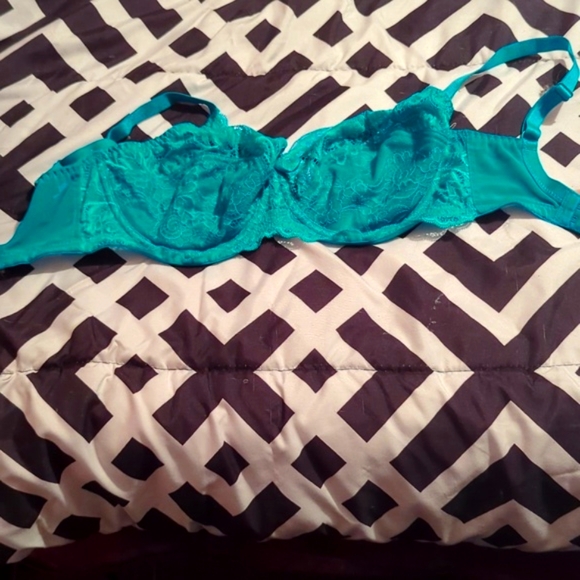 Blue/teal Panache Andorra bra 28G UK - Picture 5 of 6